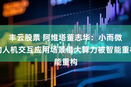 丰云股票 阿维塔董志华：小而微的人机交互应用场景借大算力被智能重构