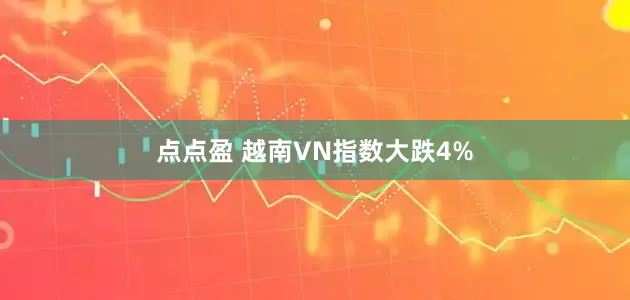 点点盈 越南VN指数大跌4%