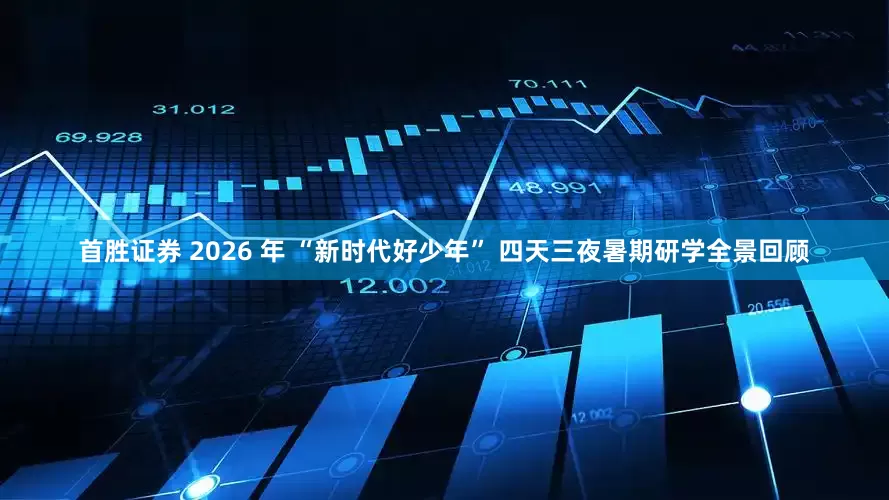 首胜证券 2026 年 “新时代好少年” 四天三夜暑期研学全景回顾